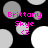 Pixelated icon with pink text 'Brittany Skye' and a 'C' symbol over a black background with gray and white circles.