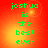 Green pixelated text on a red-orange gradient background reads "joshua is the best ever" in four identical