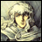 A pixelated anime-style character with light-colored hair and a hooded garment on the left, next to stylized text reading "Anime IM" above smaller text "com" on a black background.