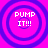 Four identical circular icons with concentric rings display 'PUMP IT!!!' text on a bright pink background.