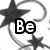 Black-and-white star-themed icon with swirling lines and text fragments 'Be', 'A', and 'Star' in bold pixelated font.