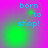Four- of pixelated text 'born to shop!' on gradient background with shifting green light effects