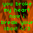 Green pixelated text on an orange background reads "you broke my heart now i break your xbox! "/3" with a repeated pattern across the image.