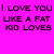 Pixelated text on a bright pink background with gray and purple accents, displaying repeated phrases and the word 'cake' in two positions.