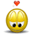 Animated yellow circular emoji with white eyes and black pupils, displaying multiple expressions including smiling, winking, and heart-shaped eye effects.