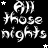 Black background with white pixelated text and a blue star, displaying the phrase 'All those nights you can't fall asleep. maybe it's because you're in someone else's dreams?'