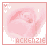 Pixelated pink icon of a sleeping animal with hearts, text 'HACKENZIE' below, and small heart symbols in the top-left corner.