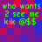 Green pixelated text on a checkered background of red and blue squares reads "who wants 2 see me kik @$" in four identical repeated sections.