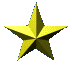 Yellow star-shaped icon rotates through multiple angles against gray background, displaying 3D rendering with visible facets and shading.
