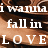 Pixelated text on a brown background reads "i wanna like in fall in OLD LOVE movies" with visible pixelation and partial letter distortion.