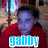 A person in a red shirt appears across four with changing text overlays: 'gabby', 'FOX', and 'my SOX' visible on different sections