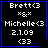 Four identical pixel-art display names and symbols on black backgrounds with blue borders, one shows a heart symbol while another shows a star symbol