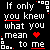 Animated contact sheet of a pixel art buddy icon showing repeated text and heart symbols with red underlines on black background, arranged in 3x2 grid across six frames.