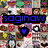 Pixelated image with blue text 'saginaw' on black background, surrounded by colorful pixelated squares and a blue heart symbol.