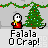 Pixel art animation of a red-shirted character with white hair interacting with a green Christmas tree, transitioning from standing to falling and burning, with repeated text below.