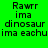 Pixelated text on four colored backgrounds: green, light green, orange, and lime green with black lettering.
