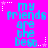 A static image with a bright pink background displays the phrase "my friends are the best" in light blue pixelated text, surrounded by white and pink star-shaped decorations.