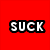 A four-quadrant image with red, black, white, and gray sections containing text and a hot dog.