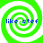 Four identical green and white spiral patterns with blue text reading 'like stef' overlaid on each spiral.
