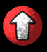 Red circular icon with white arrow symbol transitioning to white square and then gray triangle on red background.