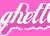 Animated pink background with white cursive text reading 'ghettoFabulous' in two segments, the top segment showing 'ghettoFab' and bottom 'ulous'.