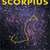 Static 50x50 pixel icon with yellow text at top and a stylized scorpion symbol on dark purple background.