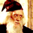 Static 48x48 pixel icon depicting a character with long blonde hair, red pointed hat, and black clothing against a light background.