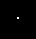 White pixelated circular outline expands from a dot to full size, then contracts back through intermediate shapes including octagon and partial circle.