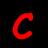 nine distinct colored shapes on a black background, including letters and skull-and-crossbones symbols