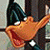 Animated contact sheet of three Looney Tunes characters in separate frames: Daffy Duck, a red bird character, and a blue cartoon monster with sharp teeth.