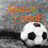 A soccer ball with a face appears in four , each showing different text overlays and slight facial expressions