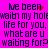 Pixelated text on bright pink background with red dot animation, displaying repeated phrases and misspelled words.
