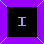 nine square with black backgrounds and colored borders displaying text characters: 'I', 'Love', '2', 'Drink' in various colors