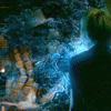 A six- shows a man in dark clothing performing actions against a blue-lit background with text reading "These are the actions of a Desperate man"