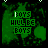 Green pixelated icon with 'BOYS WILL BE BOYS' text, animated sequence showing sequential letter illumination