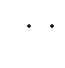 A 4-frame animated contact sheet showing a black cross-like shape with white dots below it, transitioning from small to large across frames on a gray background.