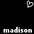 Pixelated white heart symbol above two identical pixelated text strings on black background.
