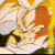 A 50x50 pixel animated buddy icon featuring a yellow and orange cartoon character in motion, displayed as a contact sheet of three sequential frames with gray background transparency.