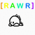 Pixelated icon with rainbow-colored text above a black-and-white pixel art helmet on white background.