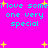 Cyan text on bright pink background with yellow stars, repeating 'i love some one very special' in two mirrored sections.