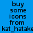 Blue background with black text reading 'buy some icons from kat_hatake' in three , displayed across multiple