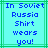 Pixelated text on cyan background with green lines, displaying identical phrases in two side-by-side