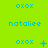 Animated sequence of blue text and symbols on a bright green background, showing sequential changes in small decorative elements below repeated names.