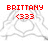 Pixelated red text and gray hand outlines form a heart shape with changing phrases across frames.