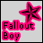 Static pixel art icon featuring a pink star and text on a light gray background.