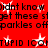 Red background with black text repeating 'didnt know get these st sparkles off' and 'TUPID ICON', white starbursts scattered throughout.