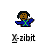 Pixelated character with brown skin, black hair, blue jacket with green X, and brown shirt, standing against gray background with text below.
