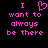 Pixelated pink text on black background with a heart symbol replacing the 'o' in 'to' on the left side.