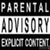 Pixelated black-and-white image displaying three horizontal text bands with bold, blocky lettering on contrasting backgrounds.