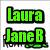 Pixelated text and graphics on a white background with green, blue, and pink elements.